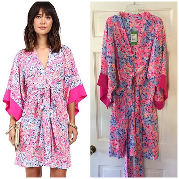 lilly pulitzer kimono dress